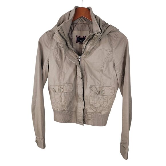 Love Tree Tan Utility Jacket - Picture 1 of 7